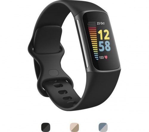 FITBIT Charge 5 Black Fitness Tracker - Universal