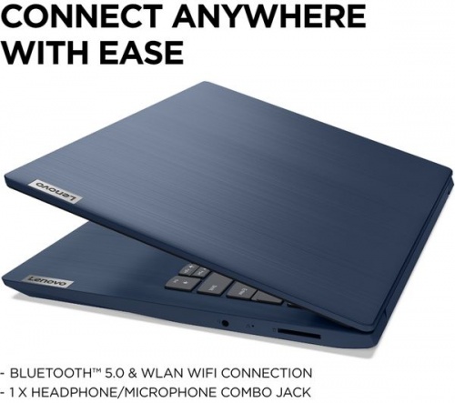 LENOVO IdeaPad 3i 14in Blue Laptop - Intel i3-1115G4 4GB RAM 128GB SSD -Windows 10/11