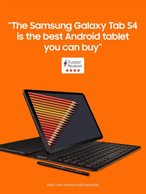 SAMSUNG Galaxy Tab S4 10.5in Tablet - 64GB - Fog Grey