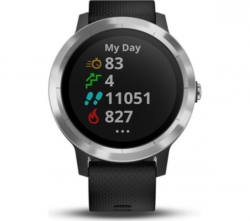 Grade2B - GARMIN vivoactive 3 Watch | Black + Stainless Steel