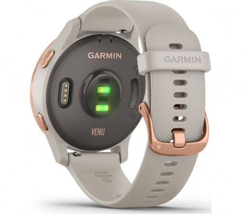 GradeB - GARMIN Venu Fitness Tracker | Light Sand & Rose Gold