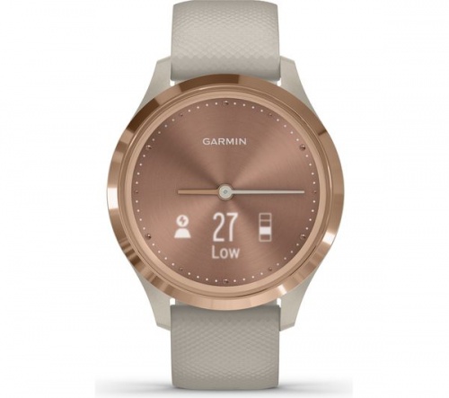 GradeB - GARMIN vivomove 3S Health & fitness tracker - Light Sand & Rose Gold