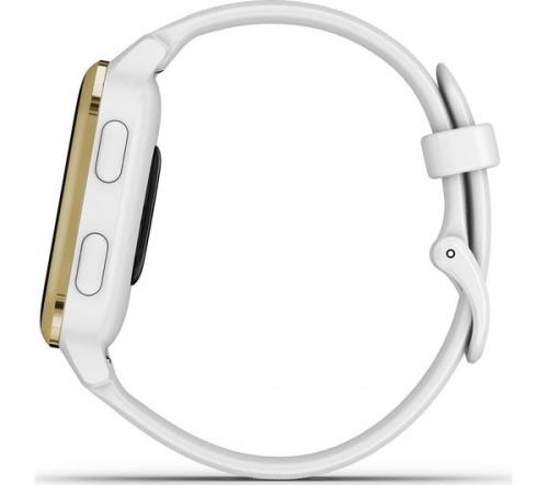 GradeB - GARMIN Venu Sq Health & fitness tracker - Light Gold & White GPS