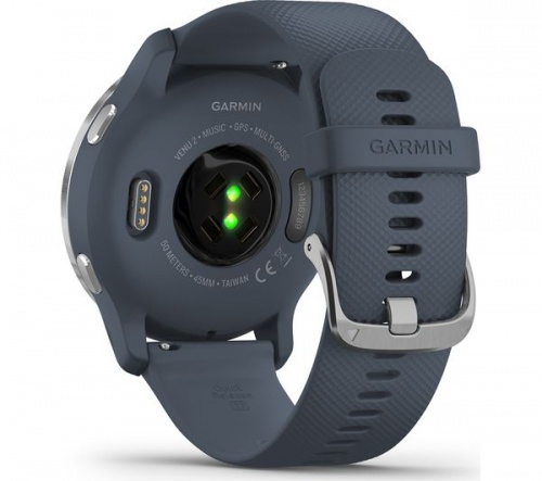 GARMIN Venu 2 Smart watch - Silver + Granite Blue