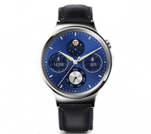HUAWEI Classic Smartwatch H115016 - Full Colour AMOLED 1.4" Android IPhone - Leather with Silver Bezel