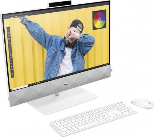 HP Pavilion 24-k0012na 23.8in White All-in-One PC - AMD Ryzen 7 4800H 16GB RAM 512GB SSD - Windows 11 Full HD display