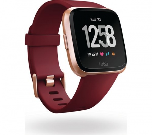 GradeB - FITBIT Versa | Ruby & Rose Gold Smart Watch