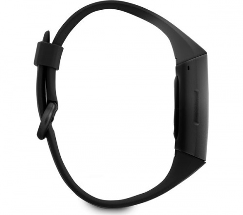 Fitbit Bracciale Classico Per Charge 3 – Cinturino Unisex, Morbido, Resistente All'Acqua, Taglia Small (S), Colore Nero