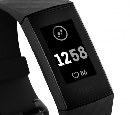 Grade2B - FITBIT Black & Graphite Charge 3