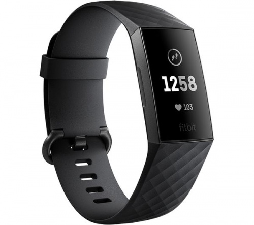 Grade2B - FITBIT Black & Graphite Charge 3