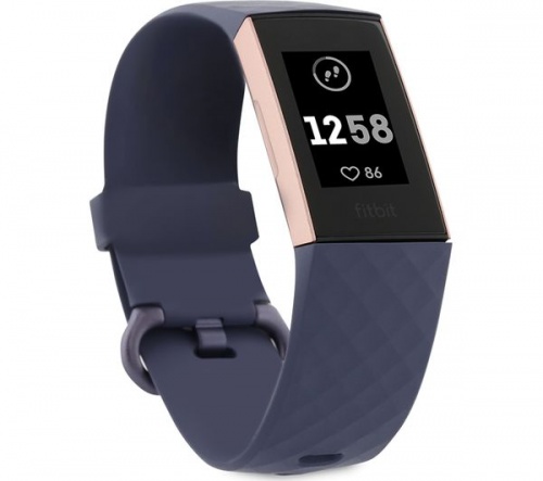 Grade2B - FITBIT Charge 3 Blue Grey & Rose Gold