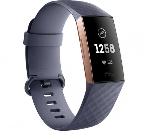 GradeB - FITBIT Charge 3 Blue Grey & Rose Gold