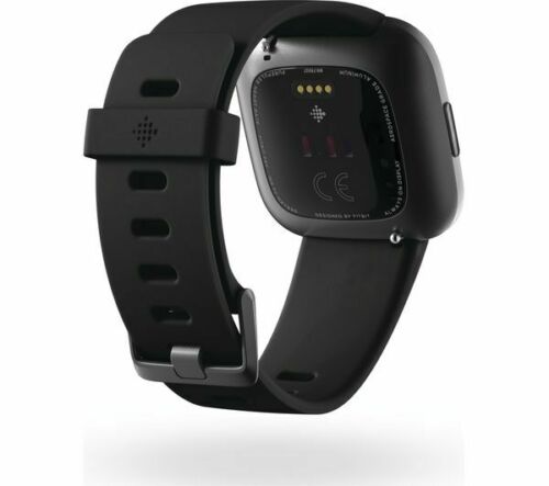 GradeB - FITBIT Versa 2 Black & Aluminium - Alexa | Water resistant