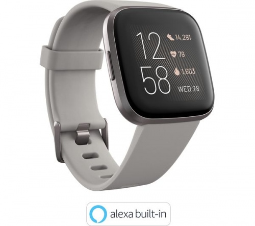 GradeB - FITBIT Versa 2 (with Amazon Alexa) - Grey + Aluminium