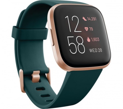 Grade2B - FITBIT Versa 2 with Amazon Alexa | Emerald + Copper Rose