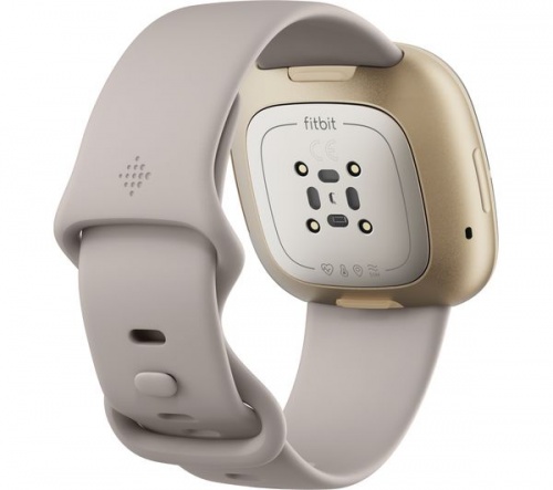 GradeB - FITBIT Sense | Lunar White & Soft Gold