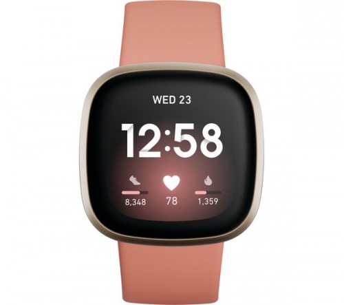 GradeB - FITBIT Versa 3 | Pink Clay & Soft Gold