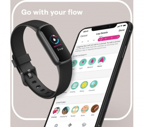 FITBIT Luxe Fitness Tracker Universal | Black