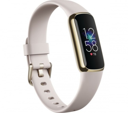 Grade2B - FITBIT Luxe Universal Fitness Tracker | Lunar White & Soft Gold