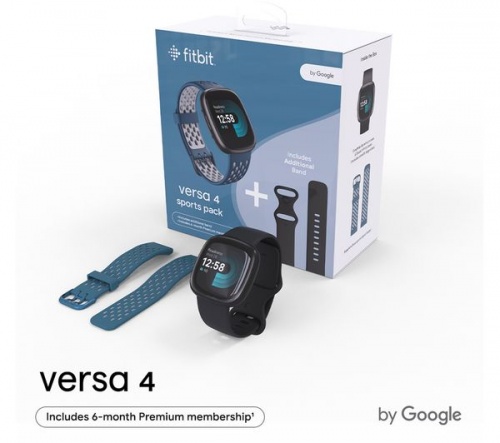 FITBIT Versa 4 Smart Watch - Black & Graphite