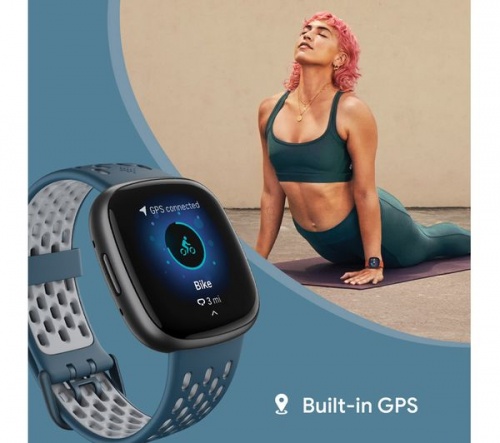 FITBIT Versa 4 Smart Watch - Black & Graphite