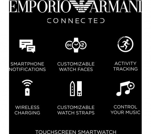 GradeB - EMPORIO ARMANI ART5006 Silver Smartwatch