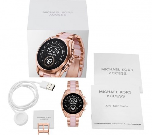 GradeB - MICHAEL KORS Access Bradshaw 2 MKT5090 Smartwatch 44mm | Rose Gold & Acetate