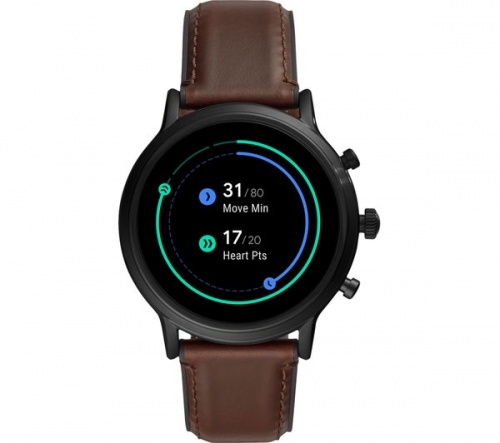 FOSSIL Carlyle HR FTW4026 Smartwatch - Brown | Leather Strap