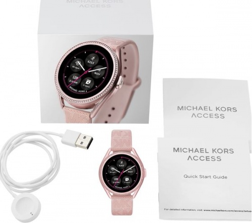 GradeB - MICHAEL KORS MKGO Gen 5E MKT5116 Smartwatch | Pink Silicone Strap