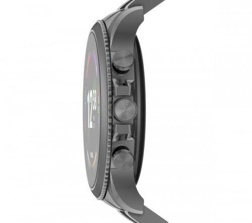 GradeB - FOSSIL Gen 6 FTW4059 Universal Smart Watch - Smoke Grey | Stainless Steel Strap