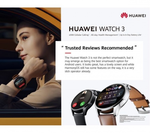 GradeB - HUAWEI Black Watch 3 Active 46mm - Water resistant