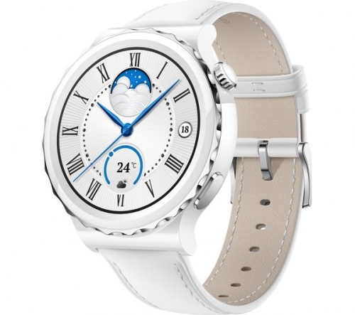 HUAWEI Watch GT 3 Pro Ceramic 43 mm - Silver & White