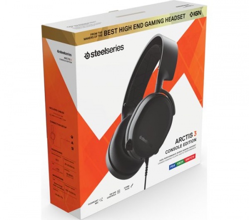 STEELSERIES Arctis 3 Console Edition 7.1 Black Gaming Headset