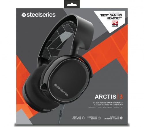 GradeB - STEELSERIES Arctis 3 Black Gaming Headset