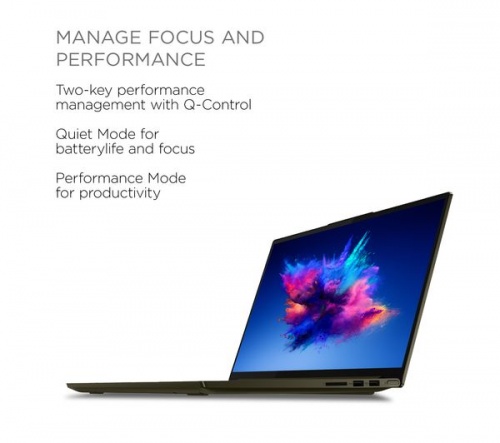 GradeB - LENOVO Yoga Creator 7i 15.6in Dark Moss Laptop - Intel i5-10300H 8GB RAM 512GB SSD GTX 1650 4GB - Windows 10 | Full HD screen