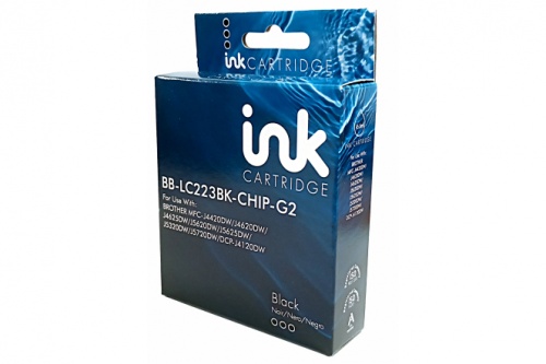 Bluebox Brother LC 223 Black (LC223) Inkjet Cartridge G2