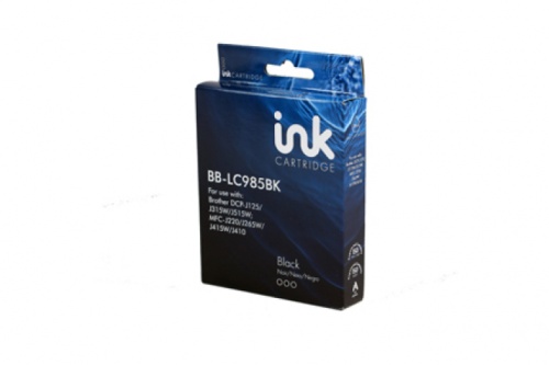 Bluebox Brother LC 985 Black (LC985) Inkjet Cartridge (12ml)
