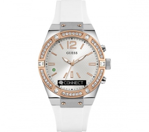 GUESS Connect Smartwatch - White Rose