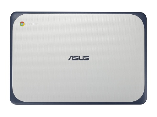 GradeB - ASUS C202SA-GJ0027 11.6-inch Chromebook - Silver/Blue - Intel Celeron N3060 2 GB RAM 16 GB eMMC - Chrome OS - Ruggedised and Water Resistant Design with 180 Hinge