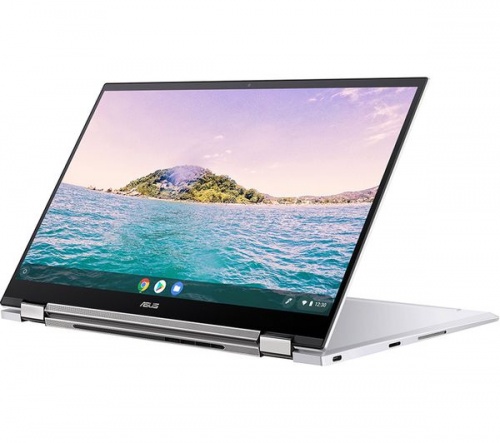 GradeB - ASUS Flip C436 14in 2-in-1 White Chromebook - Intel i5-10210U 8GB RAM 256GB SSD - ChromeOS