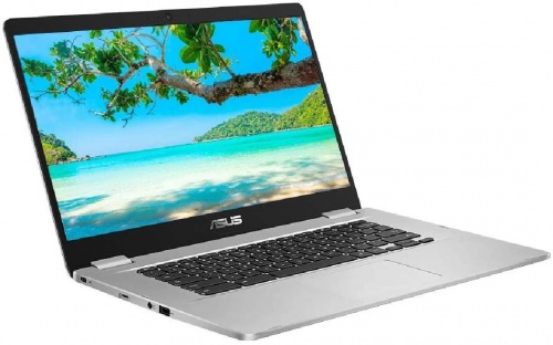 ASUS C523 15.6in Silver Chromebook - Intel Celeron N3350 4GB RAM 64GB eMMC Chrome OS