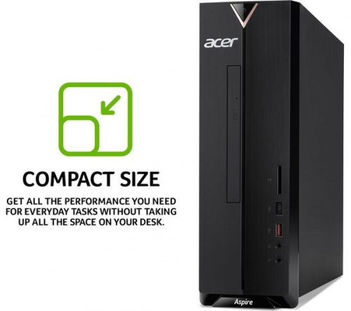 Grade2B - ACER XC-885 I i5 Black Desktop PC - Intel Core i5-9400 8GB RAM 1TB HDD - windows 10