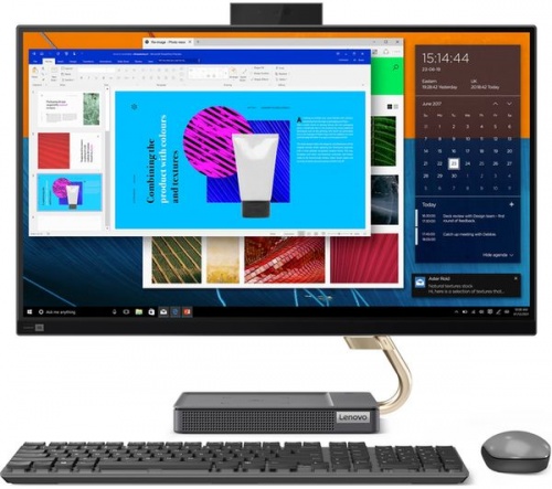 LENOVO IdeaCentre AIO 5i 27in Grey All-in-One PC - Intel i5-10400T 8GB RAM 512GB SSD - Windows 10/11 | Quad HD display