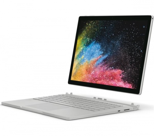 MICROSOFT Surface Book 2 13.5in - 256 GB - Silver Intel i7-8650U 8GB RAM 256GB SSD - Windows 10 Pro - GeForce GTX 1050 | Quad HD display