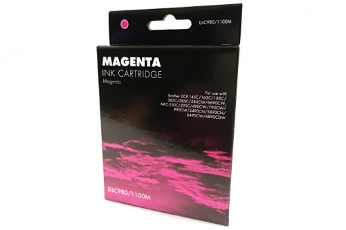 IJ Compatible Brother LC980 1100M Magenta