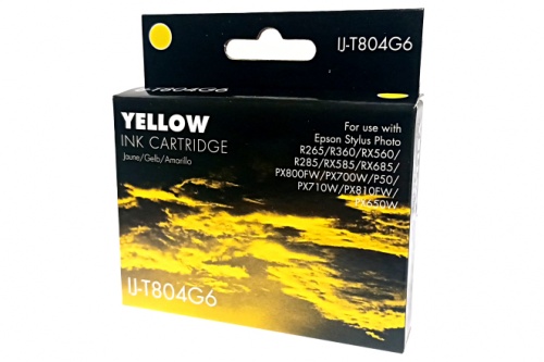 Ij Compatible Epson T0804G6 Yellow Ink Cartridge