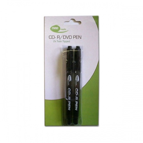 Neo CD DVD Marker Pens Twin Pack, Twin Tipped