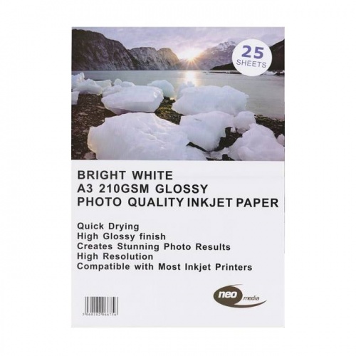 Neo 210 A3 Gloss Paper - 25 sheets