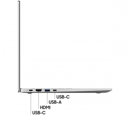 GradeB - SAMSUNG Galaxy Book2 15.6in Silver Laptop - Intel i3-1215U 8GB RAM 256GB SSD - Windows 10/11