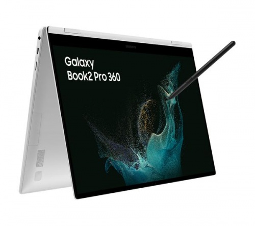 GradeB - SAMSUNG Galaxy Book2 Pro 360 15.6in 2-in-1 SilverLaptop - Intel Evo© platform Intel i7-1260P 16GB RAM 512GB SSD - Windows 10/11 | Full HD touchscreen Inc stylus